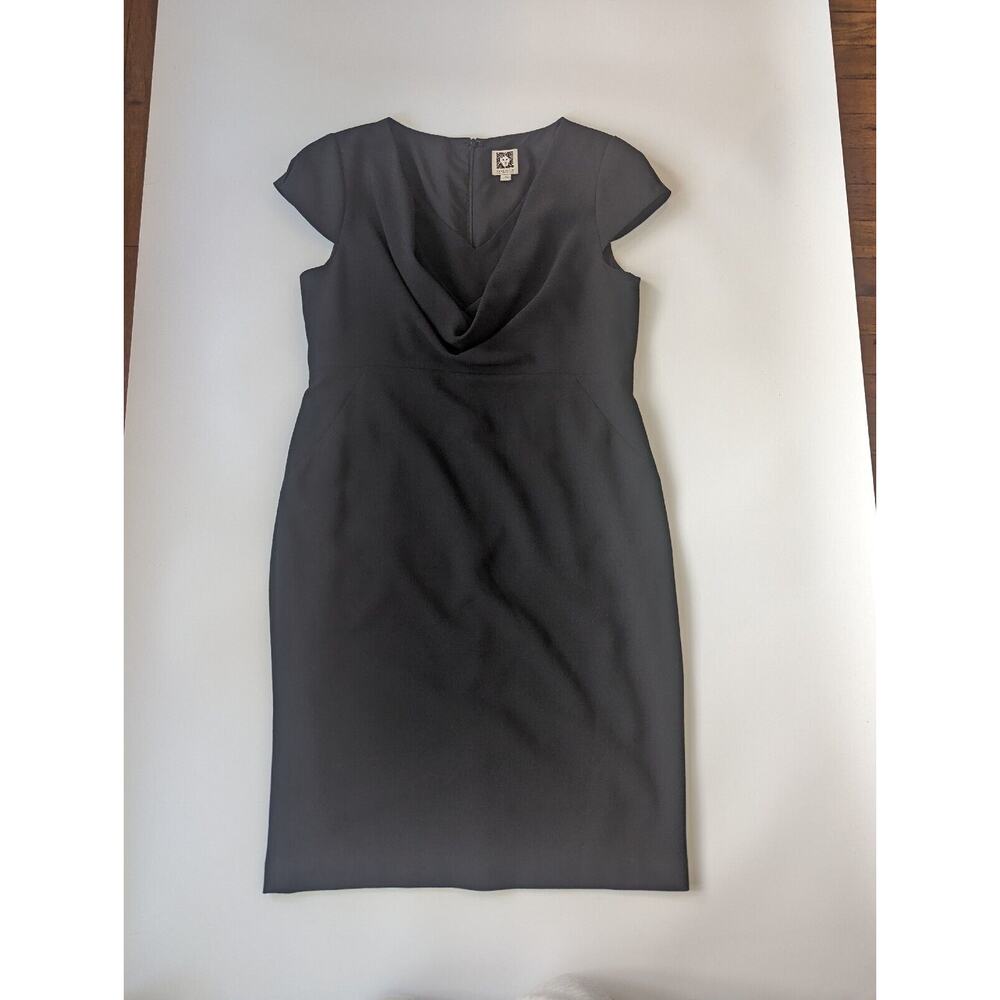 Anne Klein Size 12 Suit Separates Black Formal Fitted Business Dress